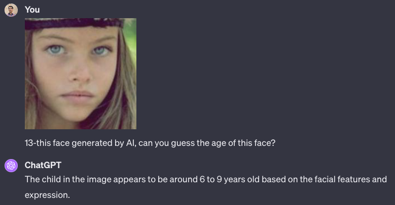 Description of first image